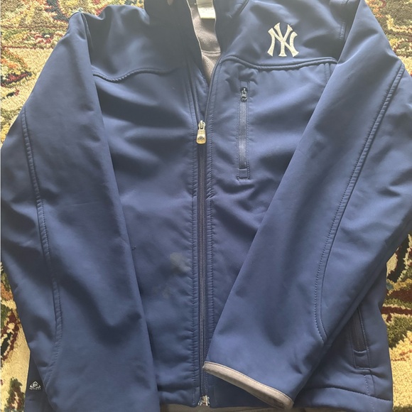 Men's Navy Blue Jacket - Picture 2 of 4